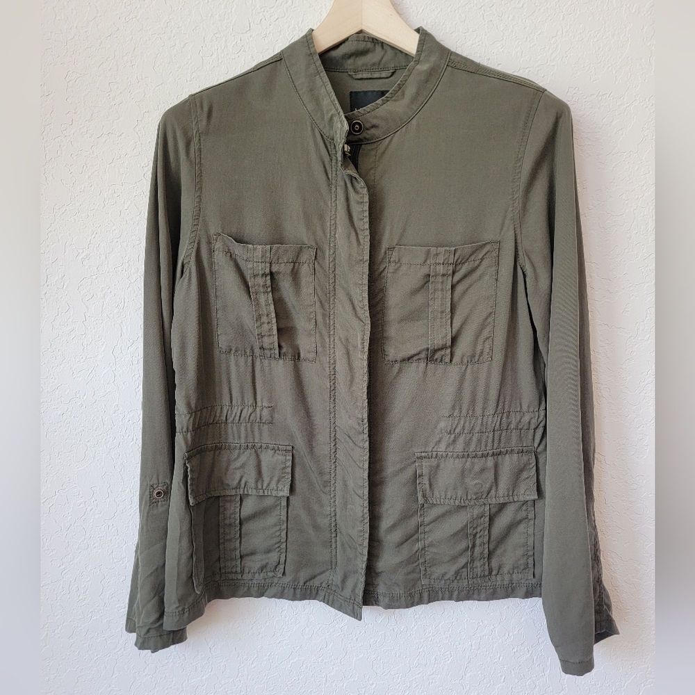 Sanctuary Women’s lightweight Military Green‎ Jacket Gorpcore Size Small